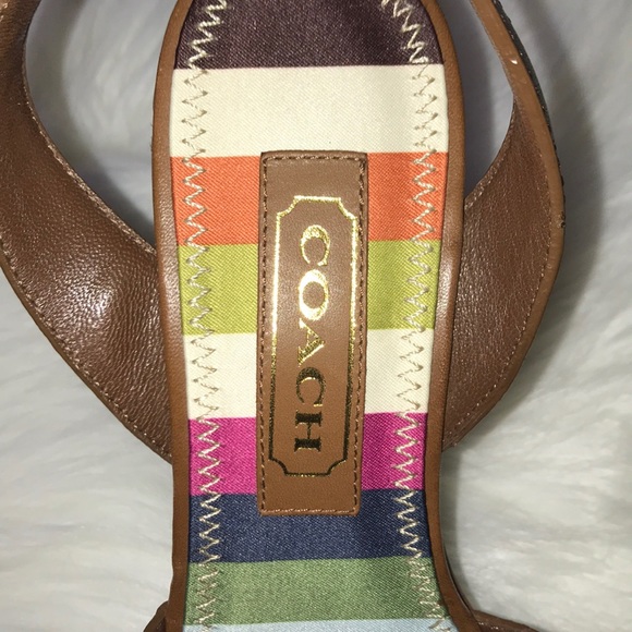Coach Legacy wedge sandals - Picture 4 of 6